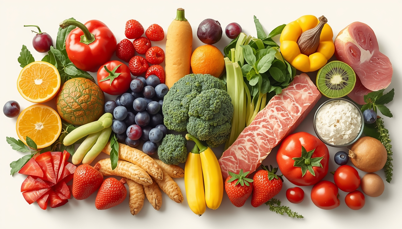 Balanced diet illustration from Phefxirethak